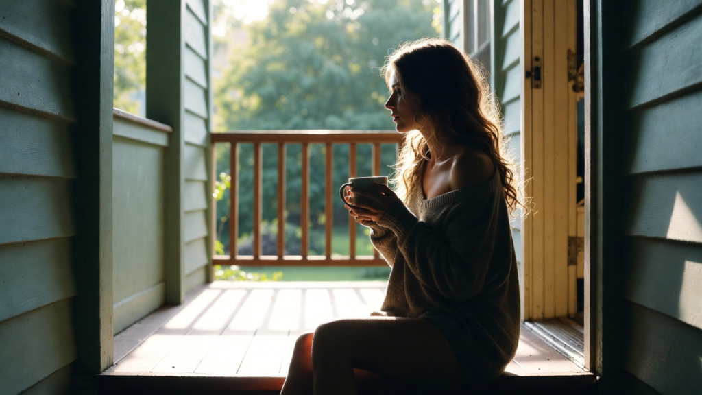 Special needs mom taking a quiet moment outside — caregiver burnout special needs recovery