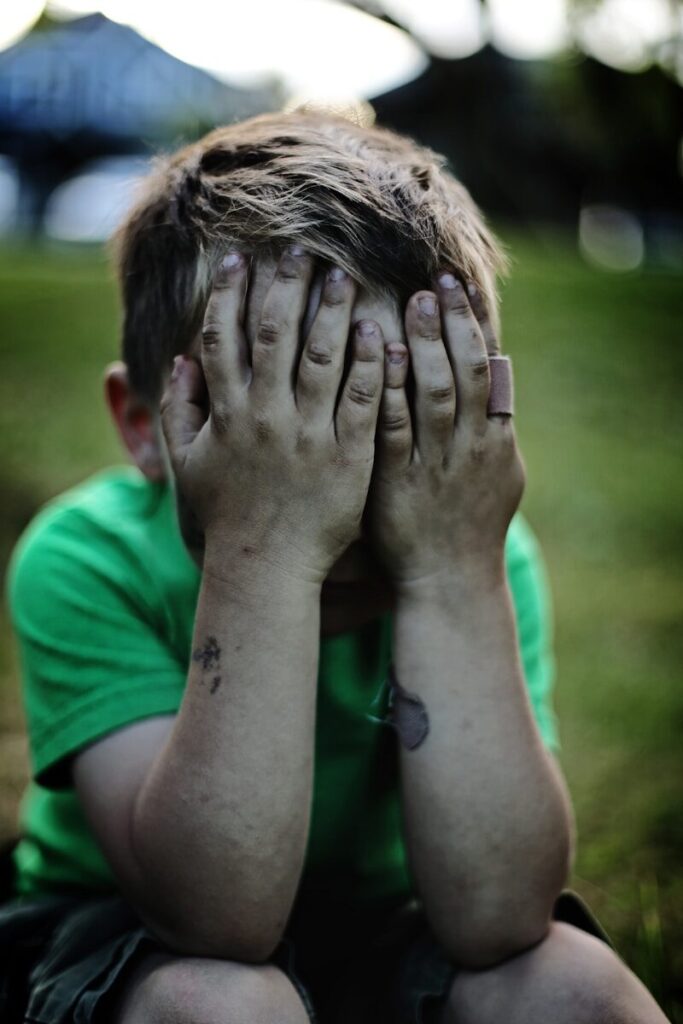 parent experiencing parenting grief and emotional exhaustion