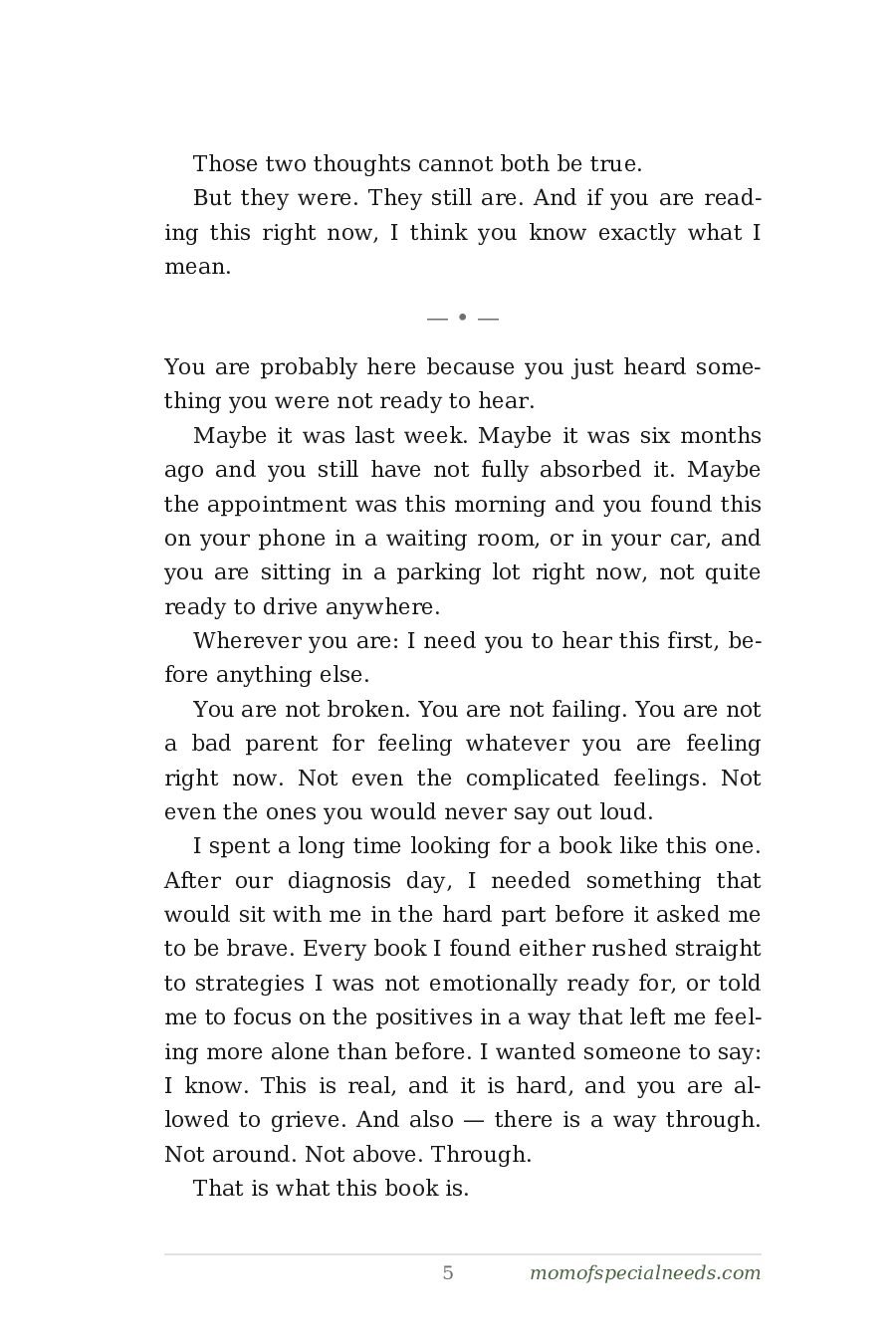 Sample page 5 from Beyond Diagnosis: Moving Forward with Hope and Understanding