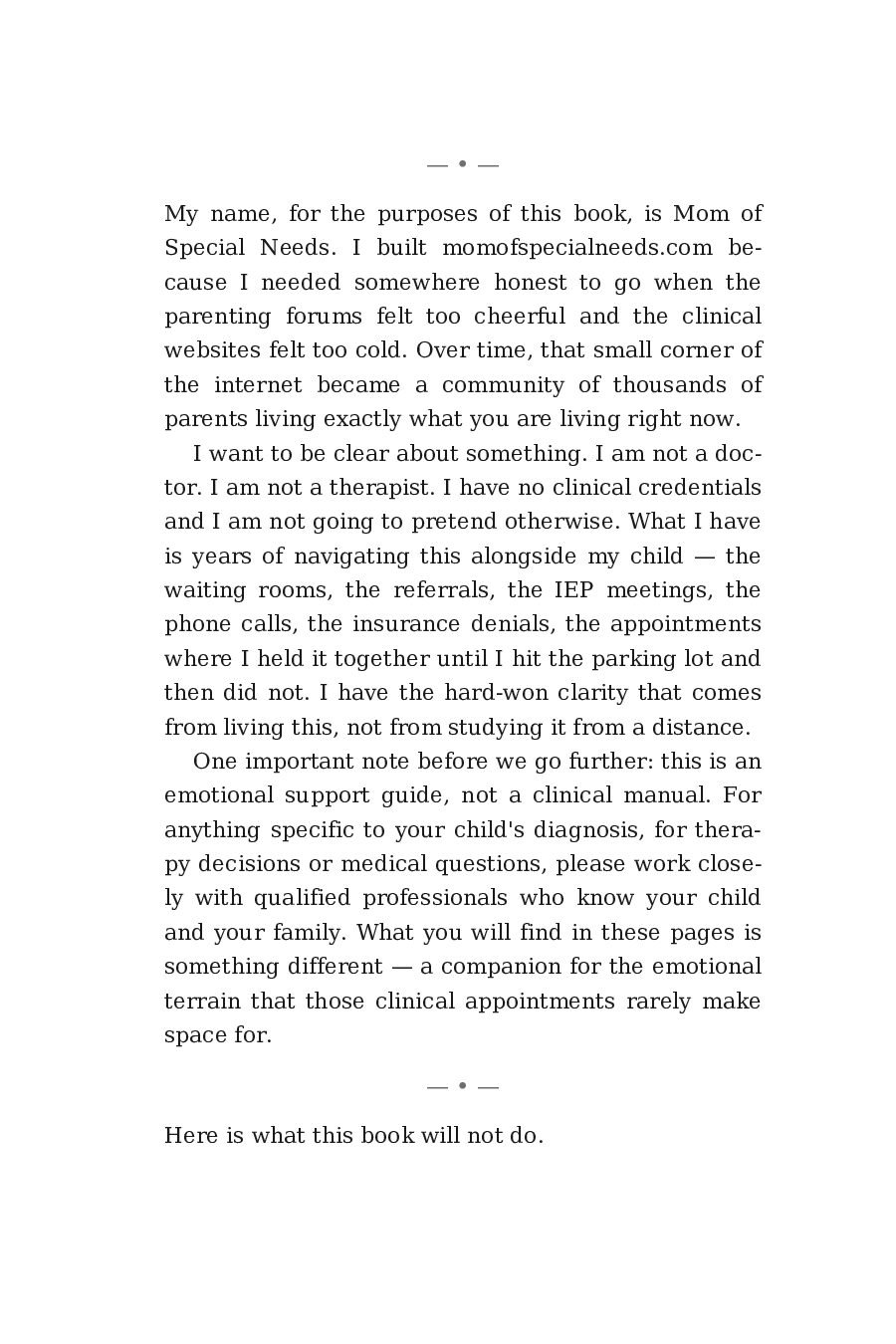 Sample page 6 from Beyond Diagnosis: Moving Forward with Hope and Understanding
