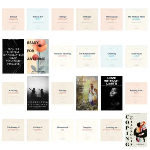 All 24 Mom of Special Needs eBook covers in a six by four grid