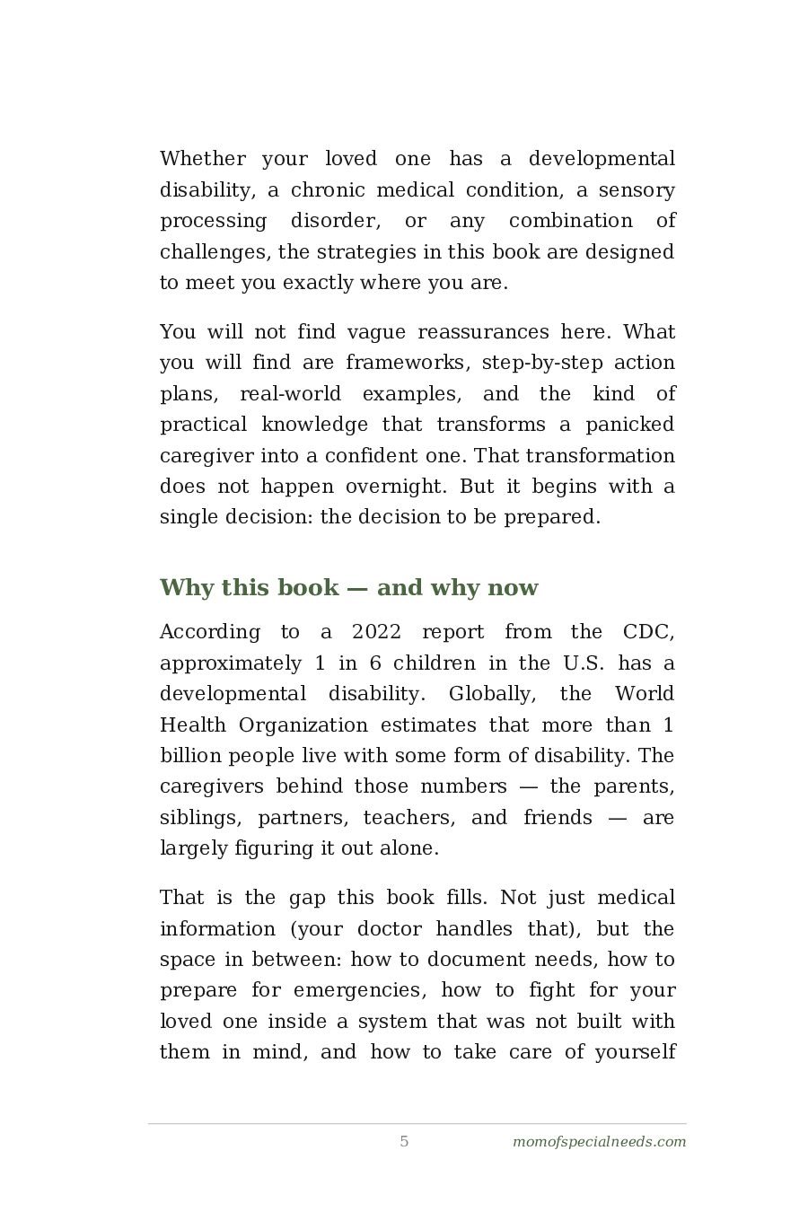 Sample page 5 from Ready for Anything: 20 Systems to Prepare for Medical and Healthcare Crises Before They Happen